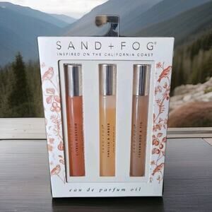 Sand And Fog Parfum Oil Set Citrus Blossom Vanilla Amber Parfum Oil